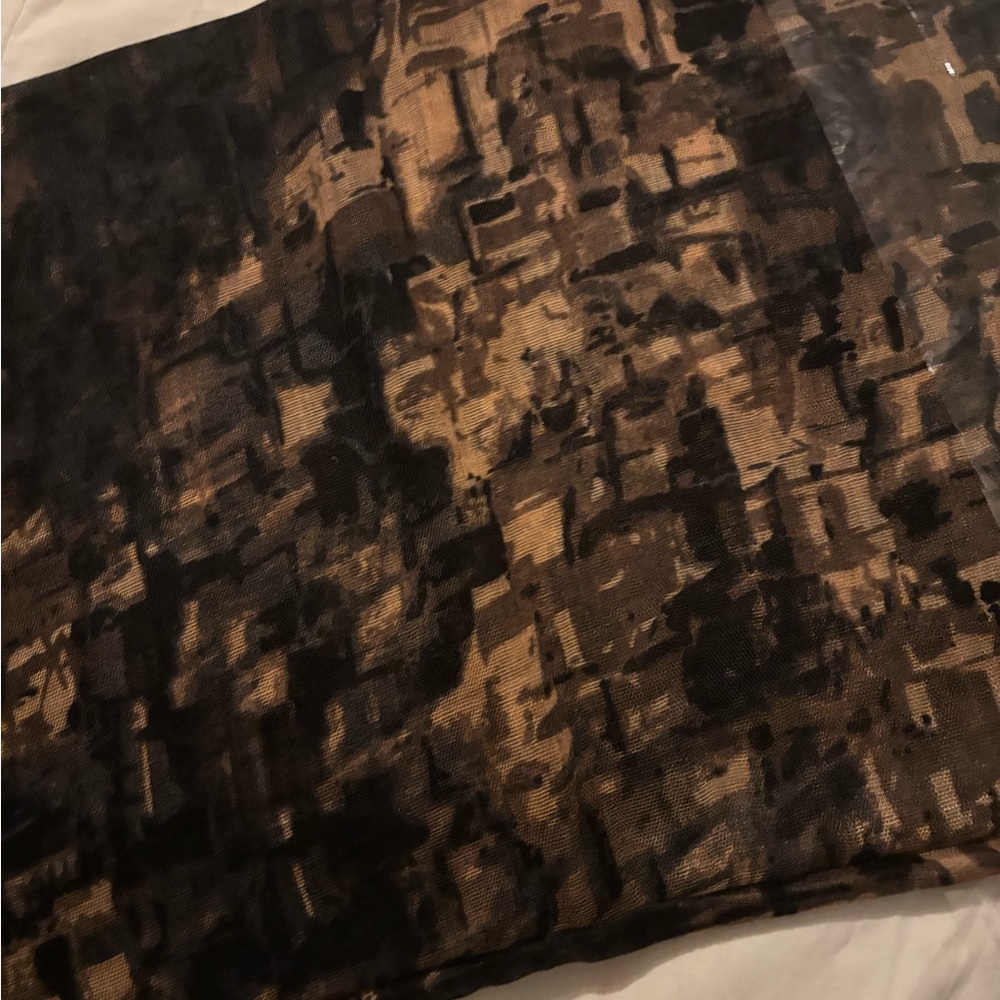Chic Multicolor Patterned Scarf - Picture 4 of 13